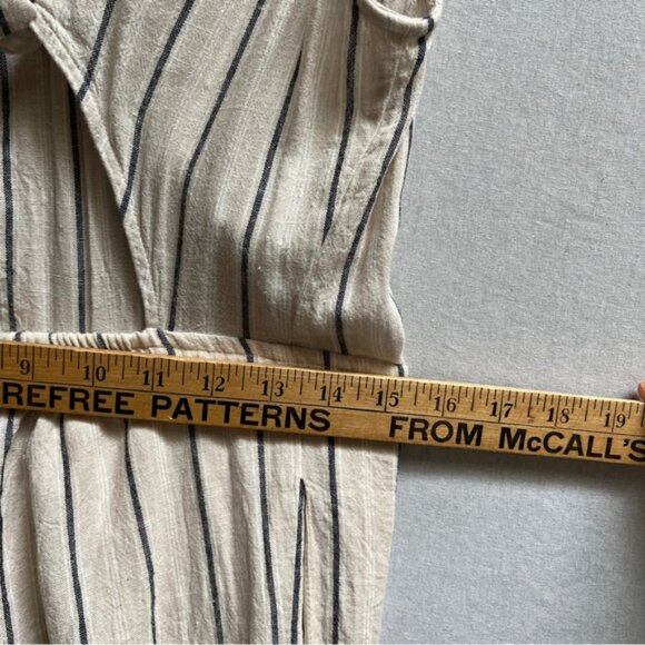 Gentle Fawn Arthur Linen tie back stripe jumpsuit Sz 2 - Picture 14 of 16